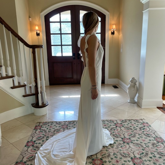 Lover's+friends California Gown size 4 Ivory - Picture 9 of 10